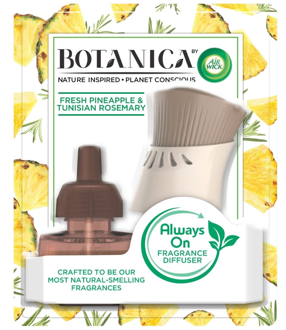 AIR WICK Botanica Scented Oil  Fresh Pineapple  Tunisian Rosemary  Kit