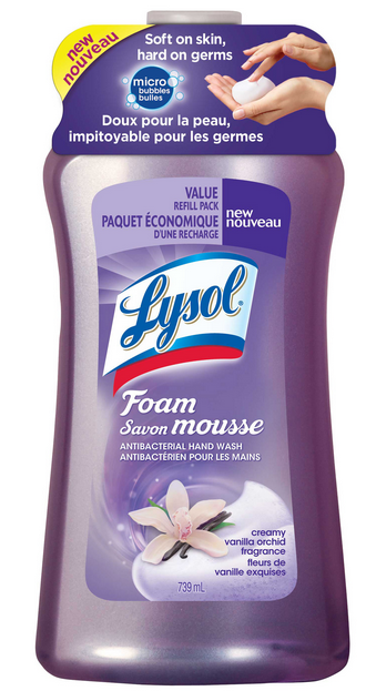 LYSOL® Foam Antibacterial Handwash - Creamy Vanilla Orchid (Canada)