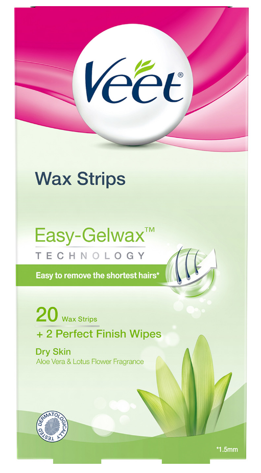 VEET® Easy-Gelwax™ Kit Dry Skin - Wax Strips (Canada) (Discontinued Feb-6-2023)