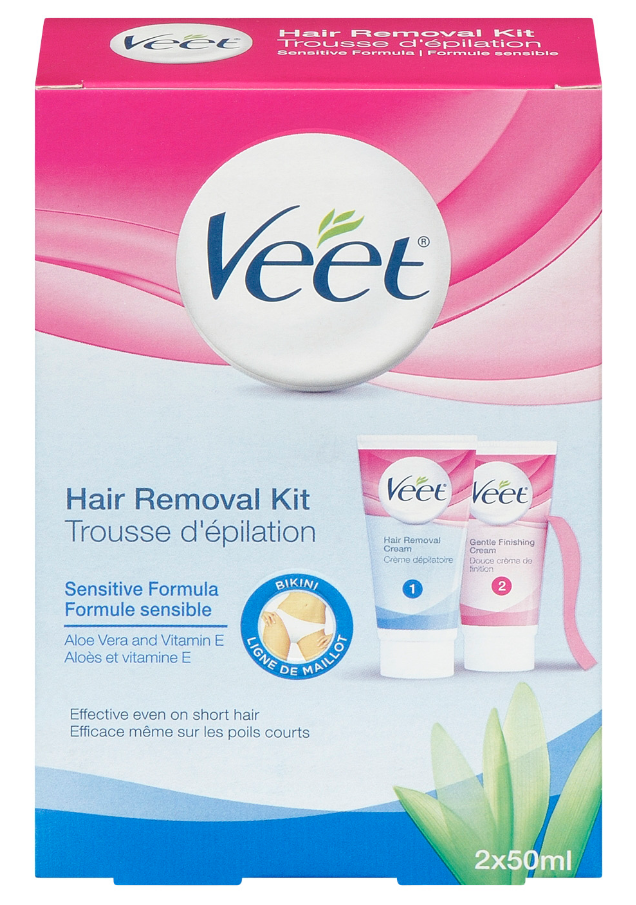VEET® Hair Removal Kit - Sensitive Skin - Bikini Finishing Cream (Canada)
