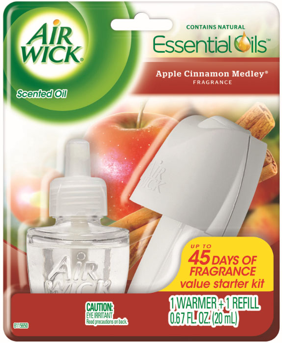 AIR WICK® Scented Oil - Apple Cinnamon Medley - Kit (Discontinued)