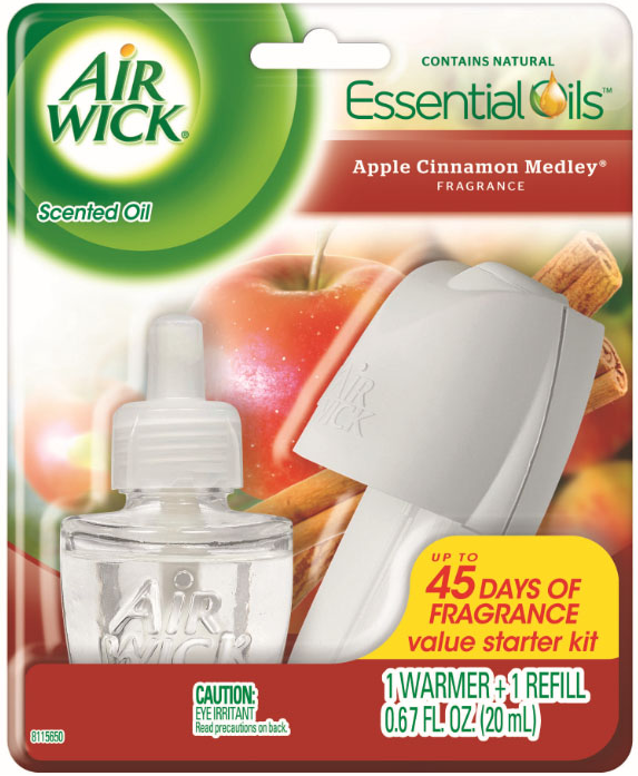 Air Wick Essential Oils Scented Oil, Apple Cinnamon Medley