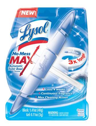 LYSOL No Mess MAX Toilet Bowl Cleaner  Ocean