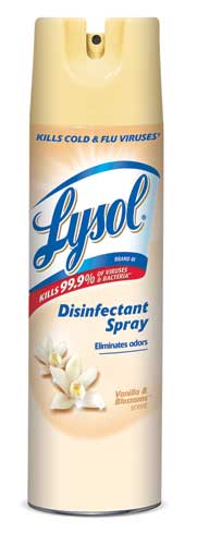 LYSOL Disinfectant Spray  Vanilla  Blossoms Discontinued