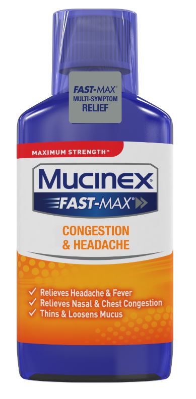 MUCINEX® FAST-MAX® Adult Liquid - Congestion & Headache