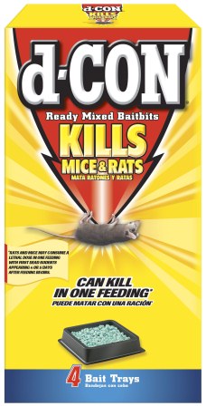 D-Con Ready Mix Bait Bits For Mice Brodifacoum Mice - 3.0 oz. - 4ct,  price tracker / tracking,  price history charts,  price  watches,  price drop alerts