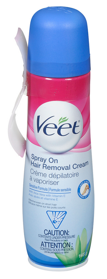VEET® Spray On Hair Removal Cream Legs & Body - Sensitive Formula (Canada)