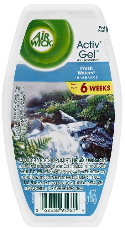 AIR WICK Activ Gel  Fresh Waters Discontinued