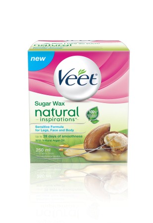 VEET Natural Inspirations Sugar Wax Sensitive Formula  Legs Face  Body Canada