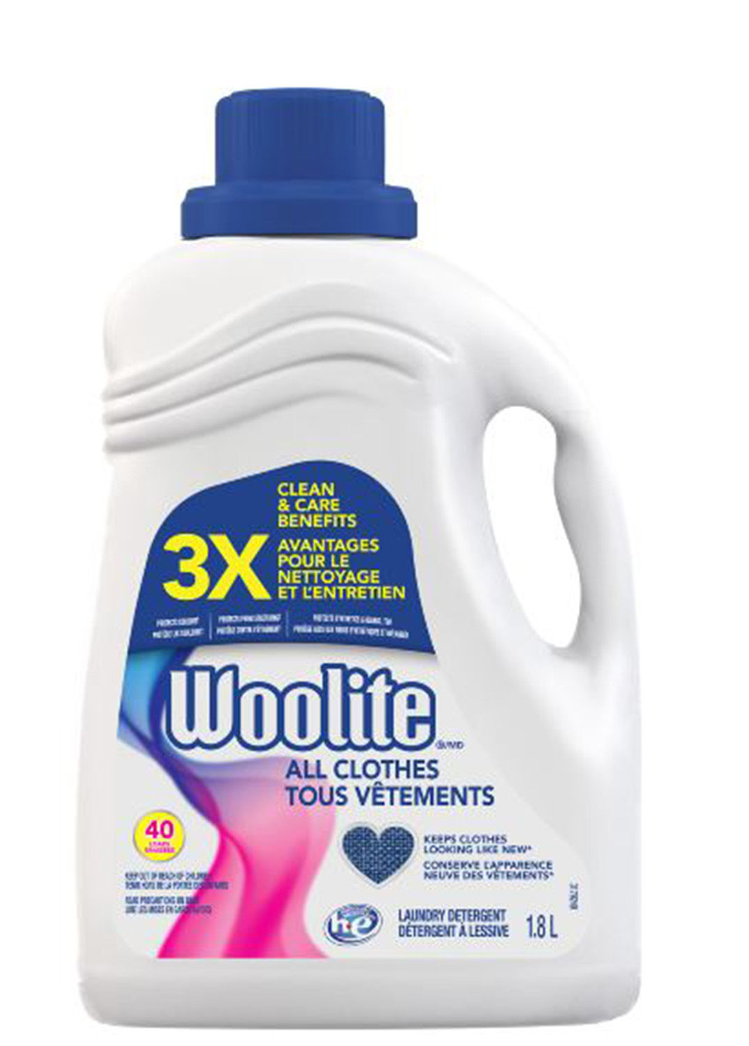 WOOLITE® All Clothes Laundry Detergent (Canada)