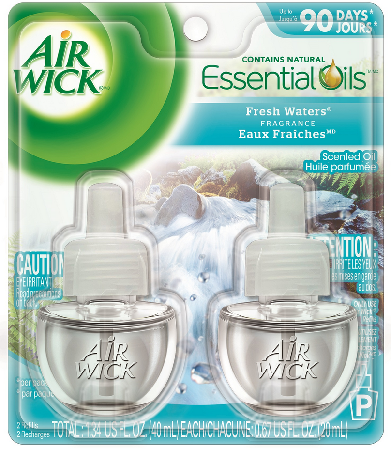 AIR WICK Scented Oil  Fresh Waters  Kit Discontinued