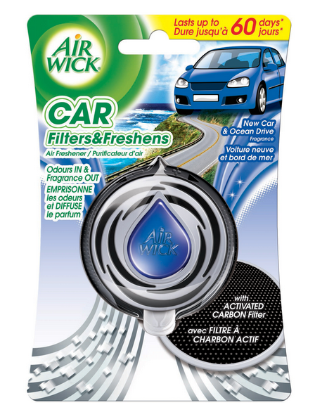 AIR WICK CAR Filters  Freshens Air Freshener  New Car  Ocean Drive Canada Discontinued