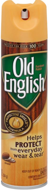 OLD ENGLISH Furniture Polish Aerosol  Almond