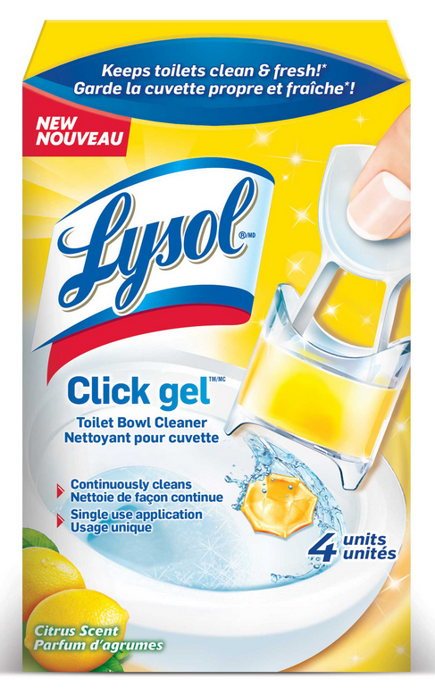 LYSOL Click Gel Automatic Toilet Bowl Cleaner  Citrus Canada Discontinued
