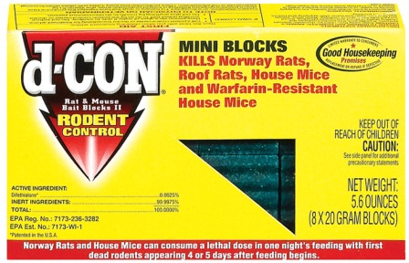 dCON Rat  Mouse Bait Blocks II Discontinued