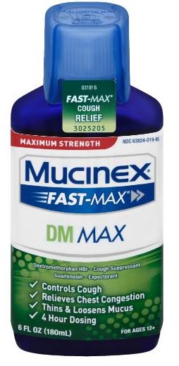 MUCINEX® FAST-MAX® DM Adult Liquid