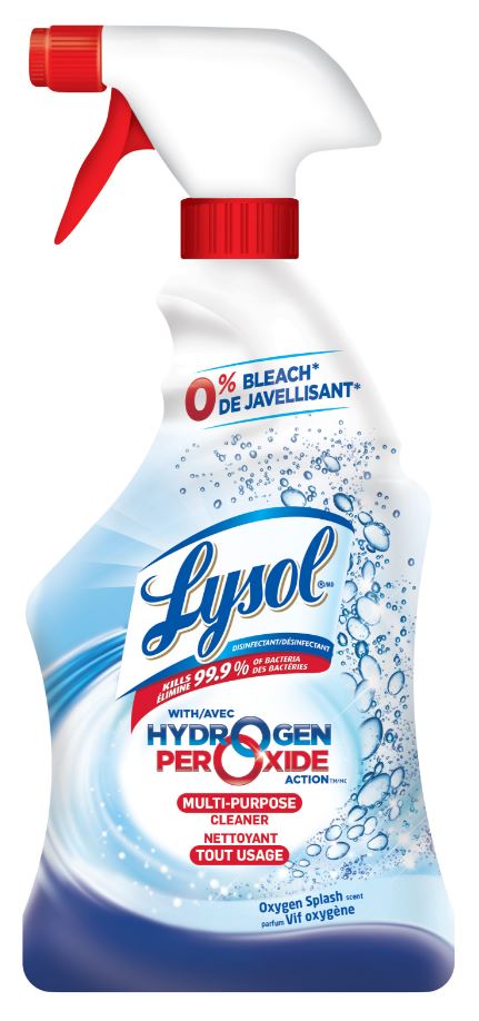 LYSOL® Hydrogen Peroxide Action™ Multi-Purpose Cleaner - Oxygen Splash (Canada) (Disco Apr. 2020)
