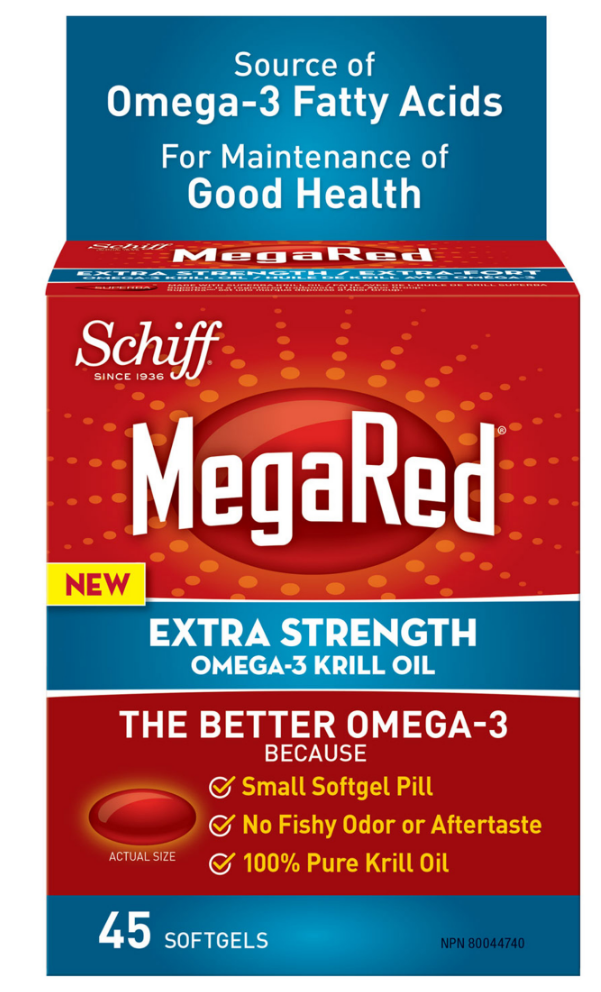 MegaRed® Extra Strength Omega-3 Krill Oil - 500 mg Softgels (Canada)