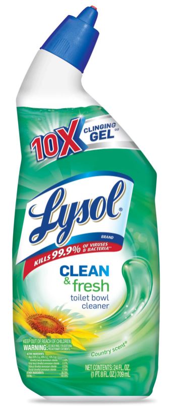 LYSOL Clean  Fresh Toilet Bowl Cleaner  Country Discontinued Aug 30 2019