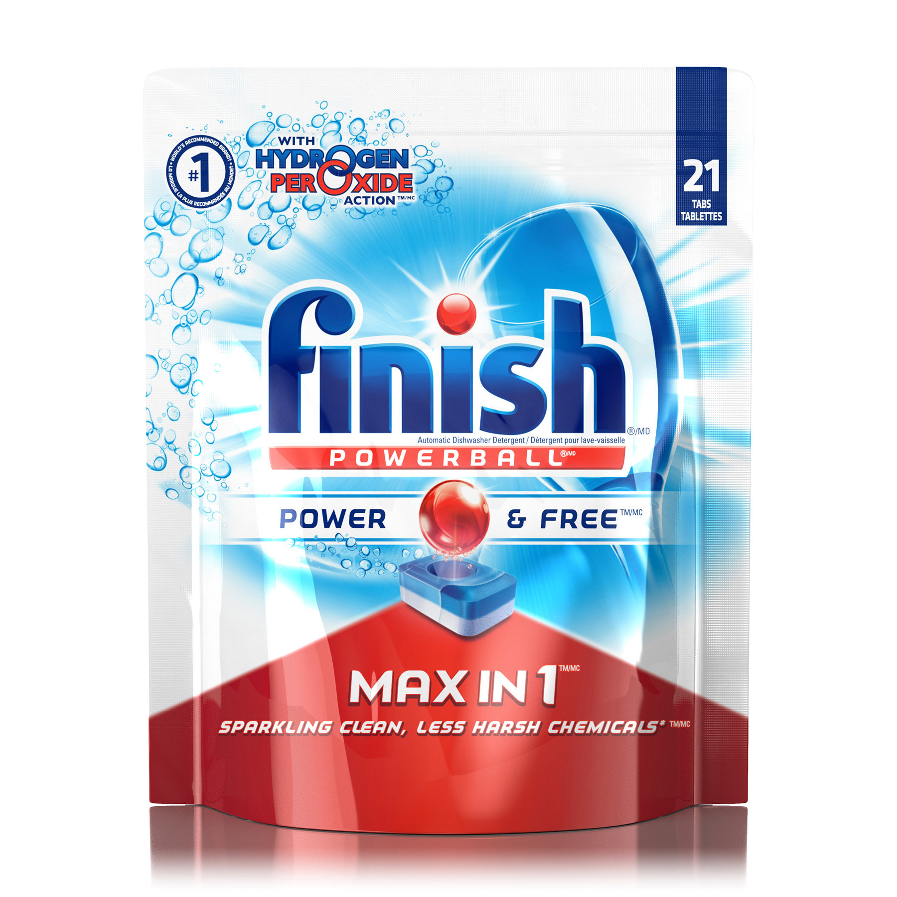 Finish Max-in-1 Automatic Dishwasher Detergent Tablets