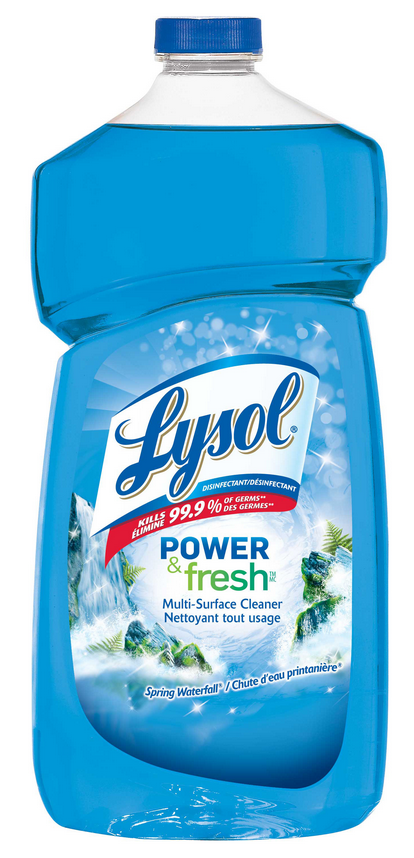 LYSOL Power  Fresh MultiSurface Cleaner  Spring Waterfall Canada