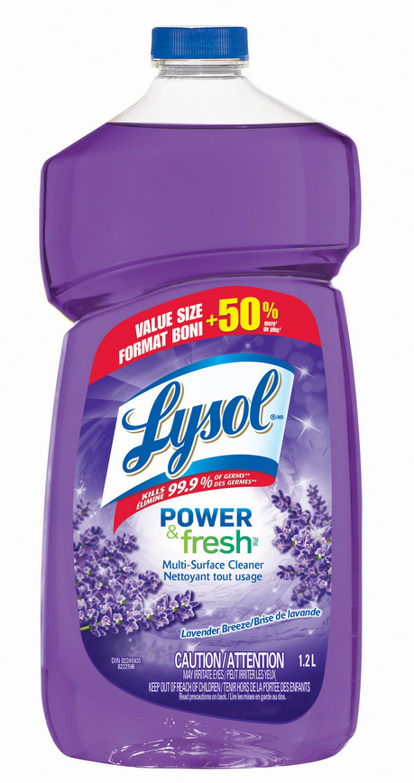 LYSOL® Power & Fresh Multi-Surface Cleaner - Lavender Breeze (Canada) (Discontinued)