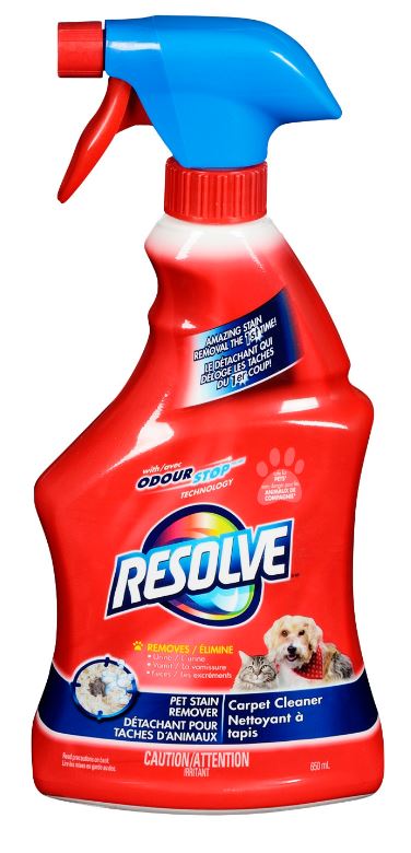 RESOLVE Carpet Cleaner Pet Stain Remover Canada