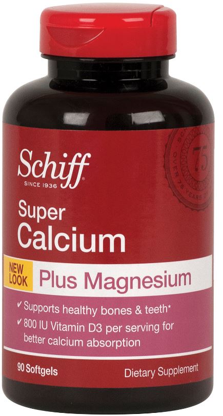 SCHIFF® Super Calcium Plus Magnesium Softgels