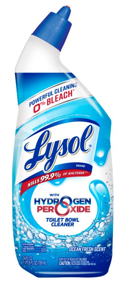 LYSOL Hydrogen Peroxide Toilet Bowl Cleaner  Ocean Fresh Discontinued Jan 2024