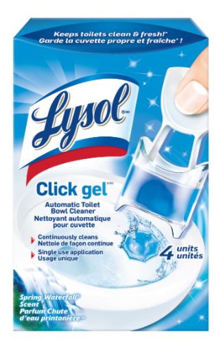 LYSOL® Click Gel Automatic Toilet Bowl Cleaner - Spring Waterfall (Canada)