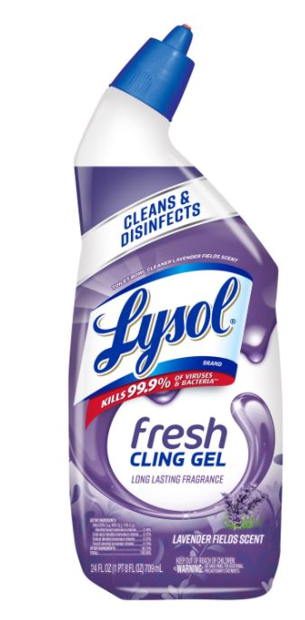 LYSOL Fresh Cling Gel  Lavender Fields