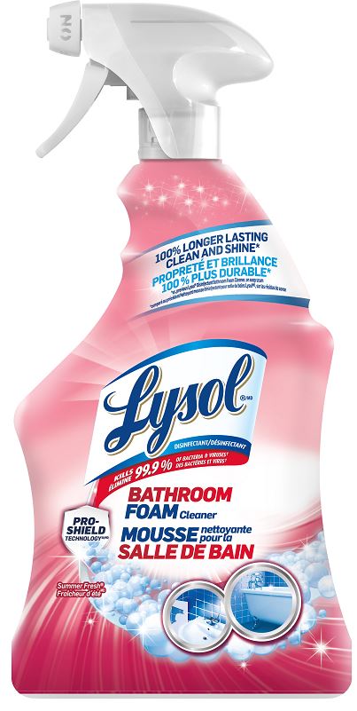 LYSOL Disinfectant Bathroom Foam Cleaner  Summer Fresh Canada