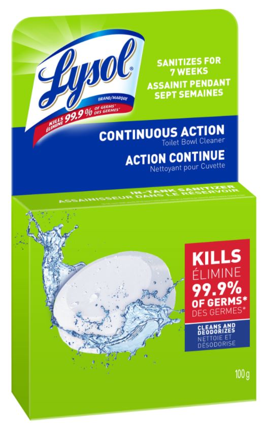 LYSOL Continuous Action Toilet Bowl Cleaner Canada 