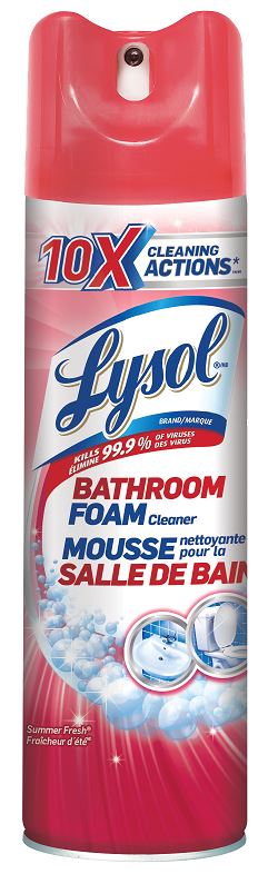 LYSOL Disinfectant Bathroom Foam Cleaner  Aerosol  Summer Fresh Canada