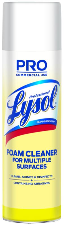 Professional LYSOL Foam Cleaner for Multiple Surfaces