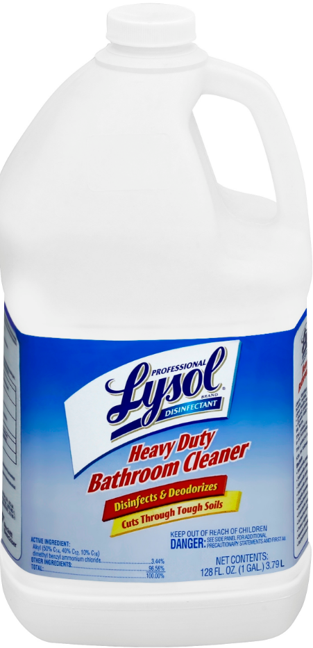 Professional LYSOL Heavy Duty Bathroom Cleaner Concentrate