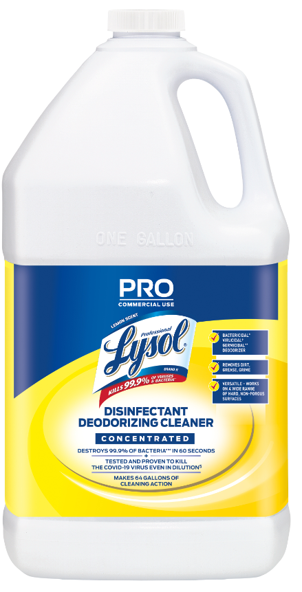 Professional LYSOL® Disinfectant Deodorizing Cleaner Concentrate - Lemon