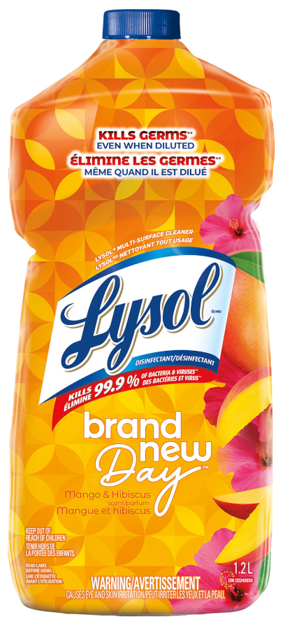 LYSOL MultiSurface Cleaner  Brand New Day  Mango  Hibiscus Canada