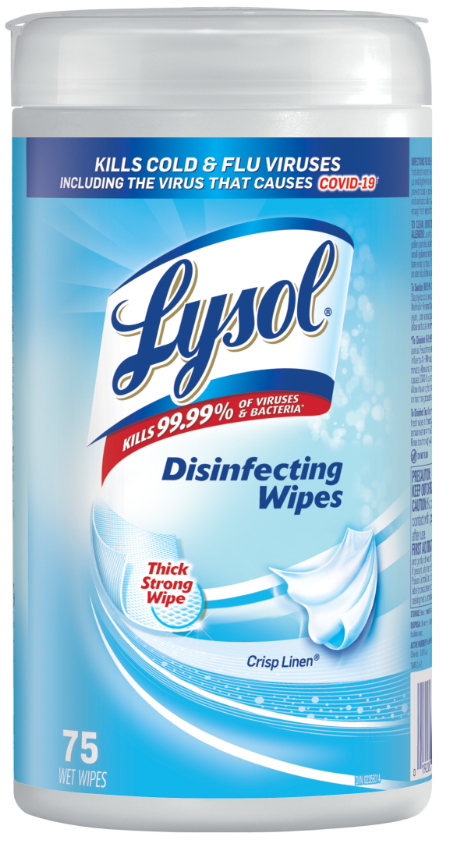 LYSOL® Disinfecting Wipes - Crisp Linen (Canada)