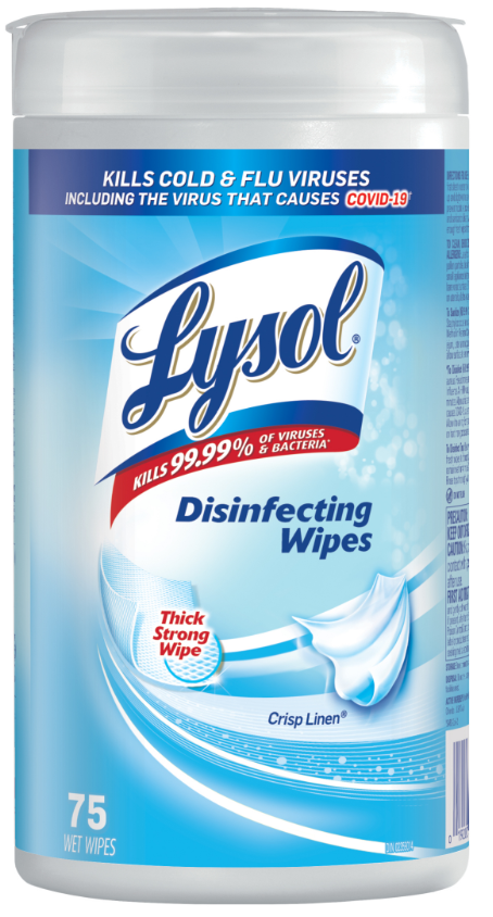 LYSOL Disinfecting Wipes Crisp Linen Canada 