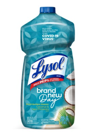  Lysol Clean & Fresh Multi-Surface Cleaner, Tangerine & Mango,  40oz : Health & Household