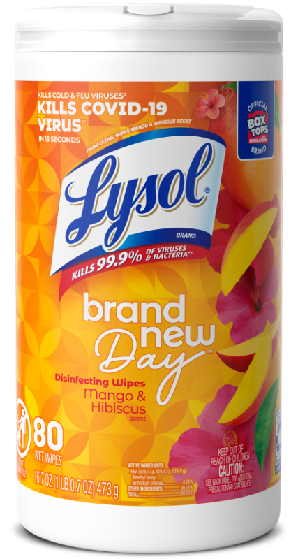 LYSOL® ADVANCED™ Disinfecting Wipes - Citrus (Canada)