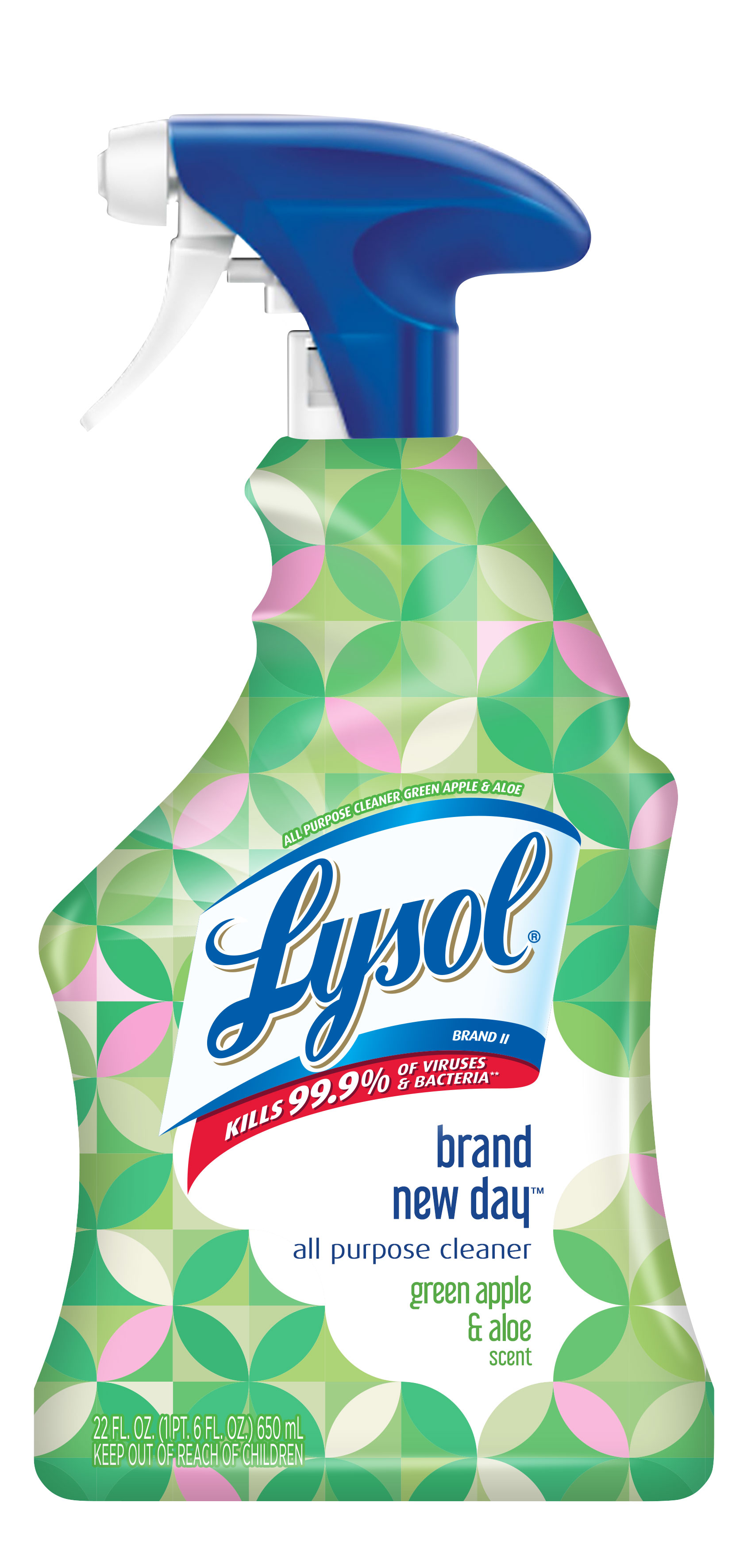 LYSOL® All Purpose Cleaner - Brand New Day™ - Green Apple & Aloe (Discontinued Jan. 30, 2020)