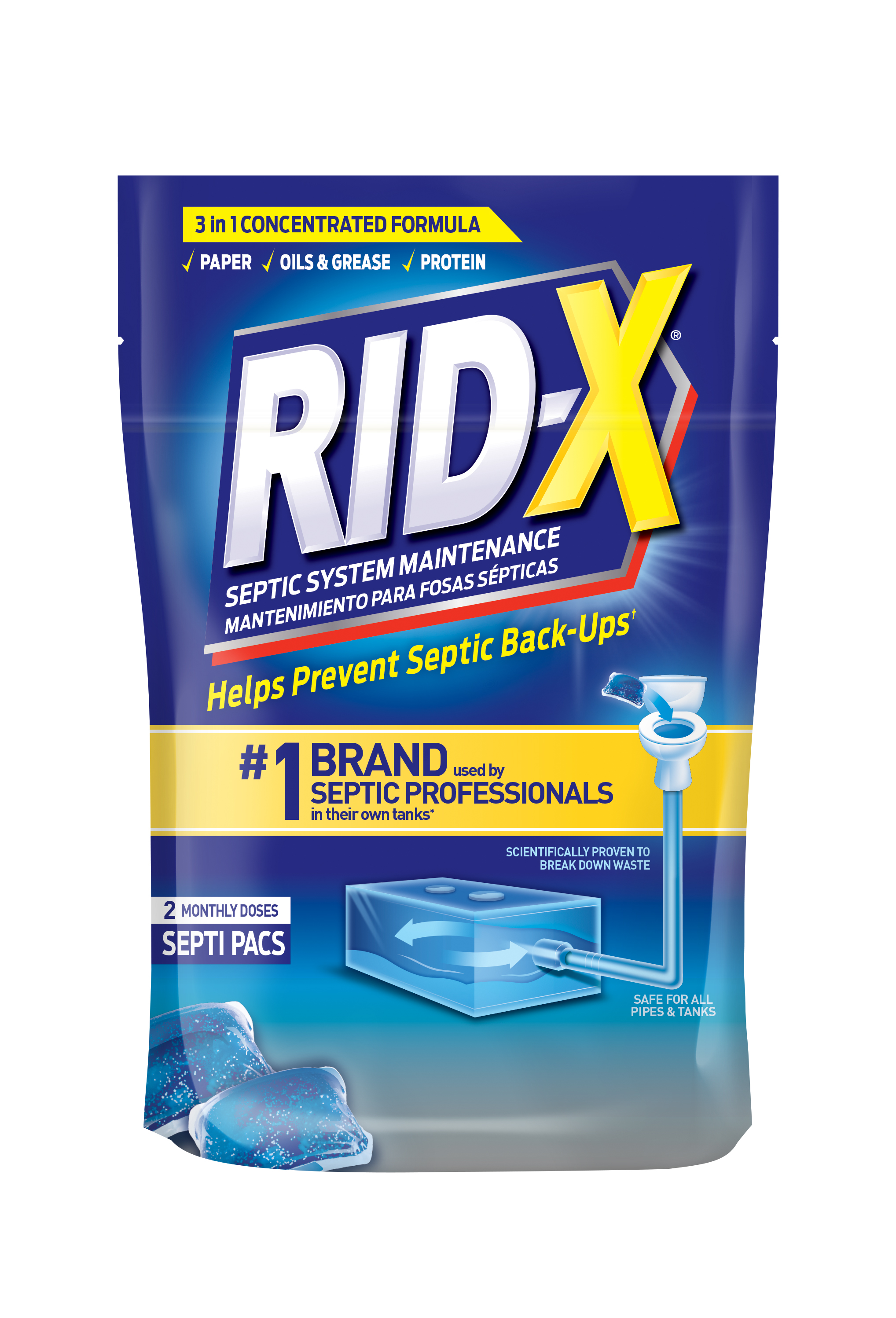 RIDX Septic System Treatment  SeptiPacs