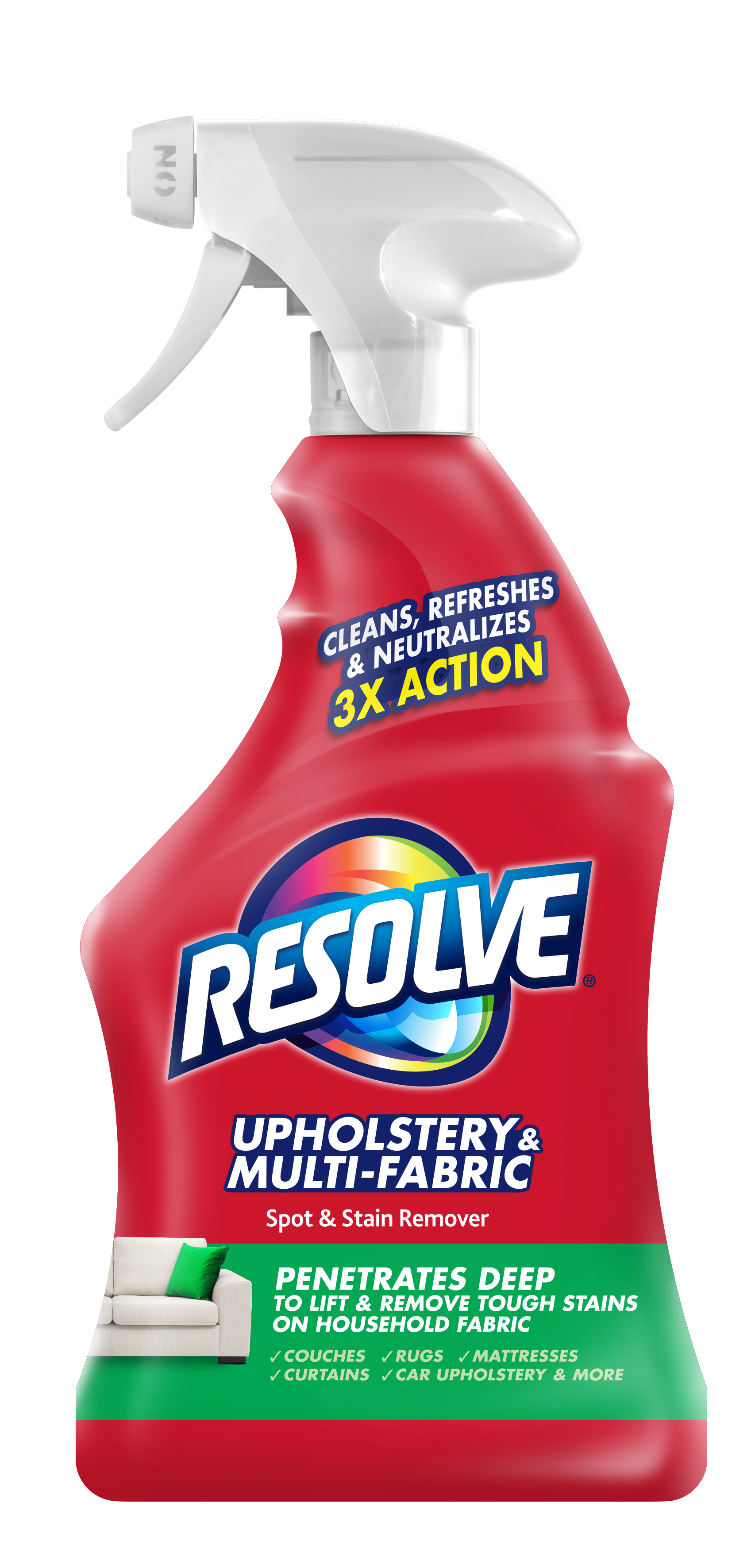 RESOLVE® Upholstery & Multi-Fabric Spot & Stain  Remover