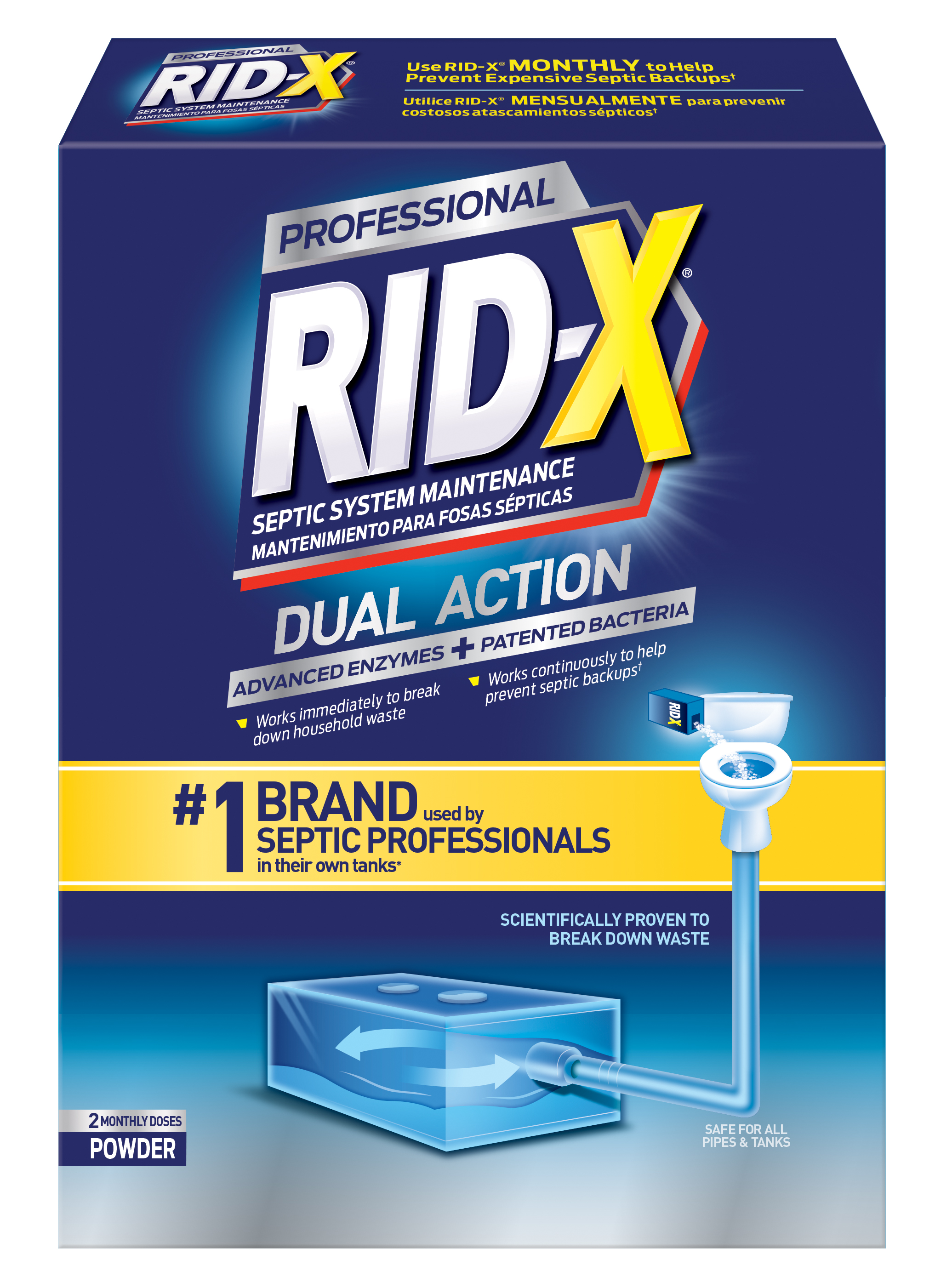 Professional Rid-X® Septic System Treatment - Powder