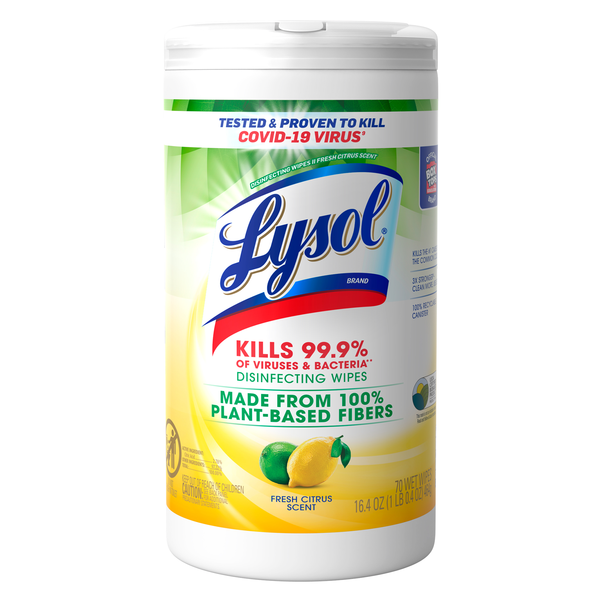 LYSOL Disinfecting Wipes  Fresh Citrus