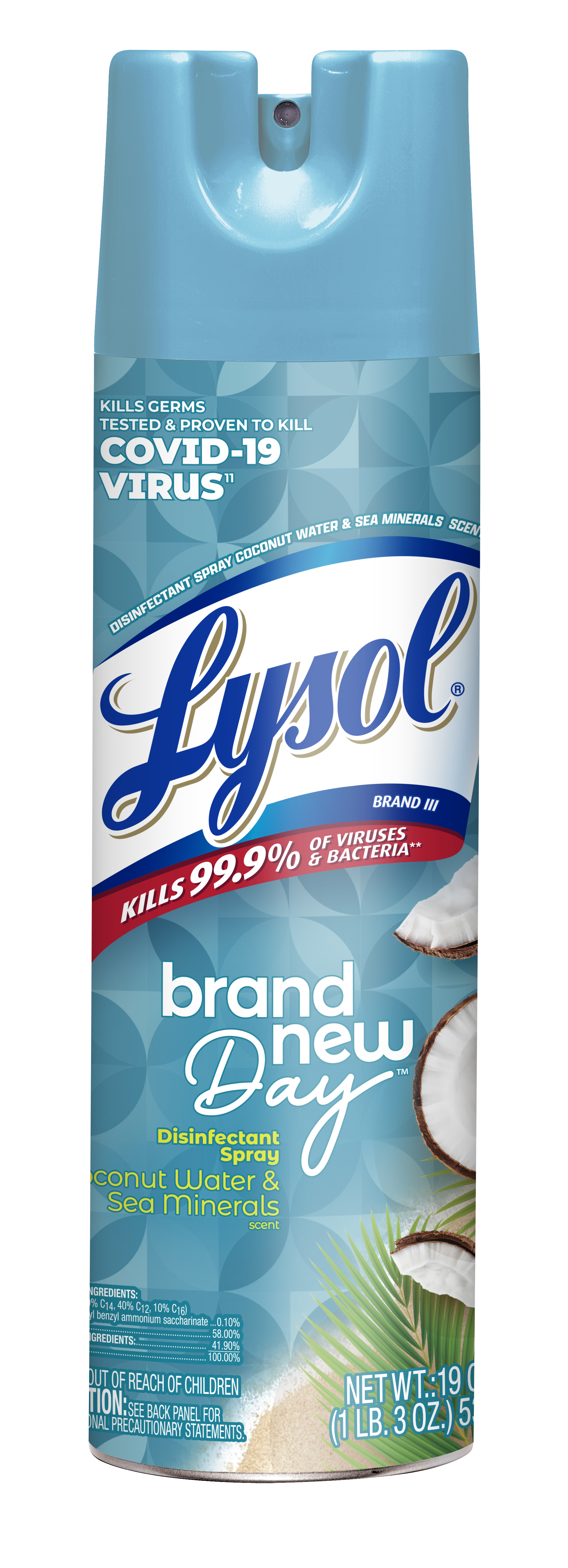 LYSOL® Disinfectant Spray - Brand New Day™ Coconut Water & Sea Minerals