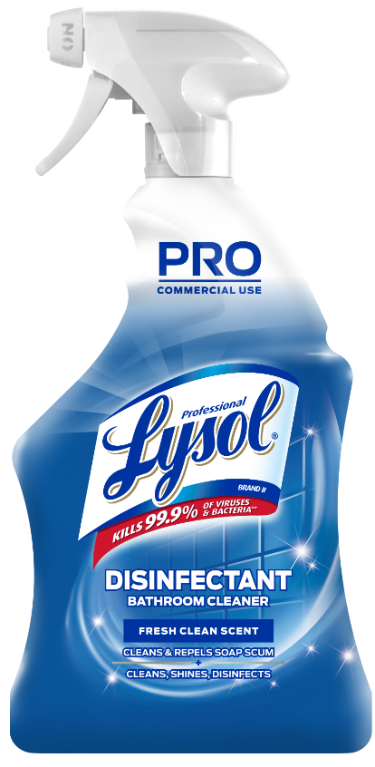 Professional LYSOL Disinfectant Bathroom Cleaner  Fresh Clean