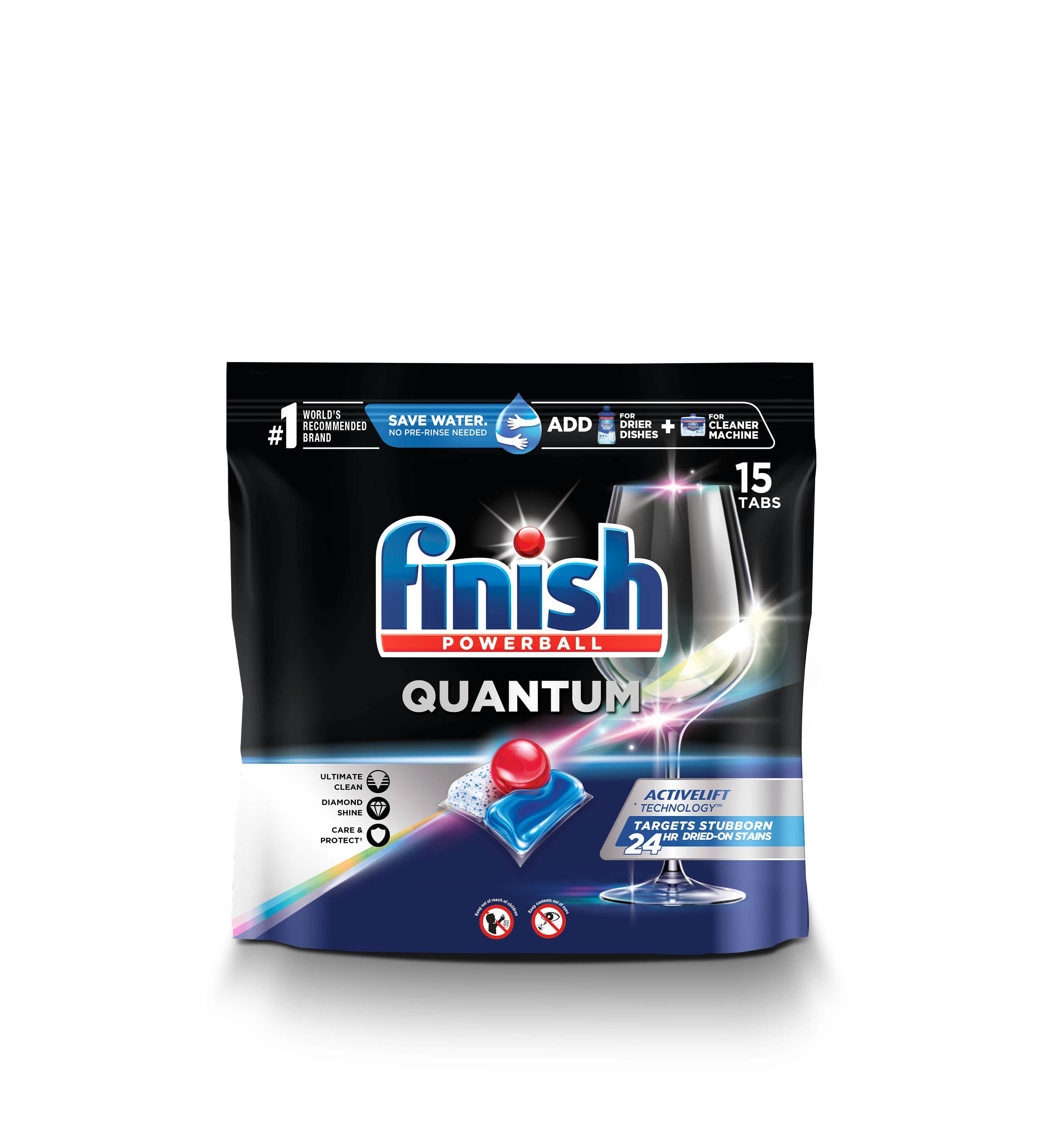 FINISH® Powerball® Quantum® Tabs + Activelift Technology